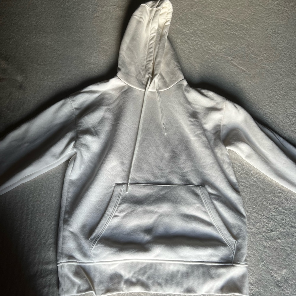 Zara Plain White Hoodie
